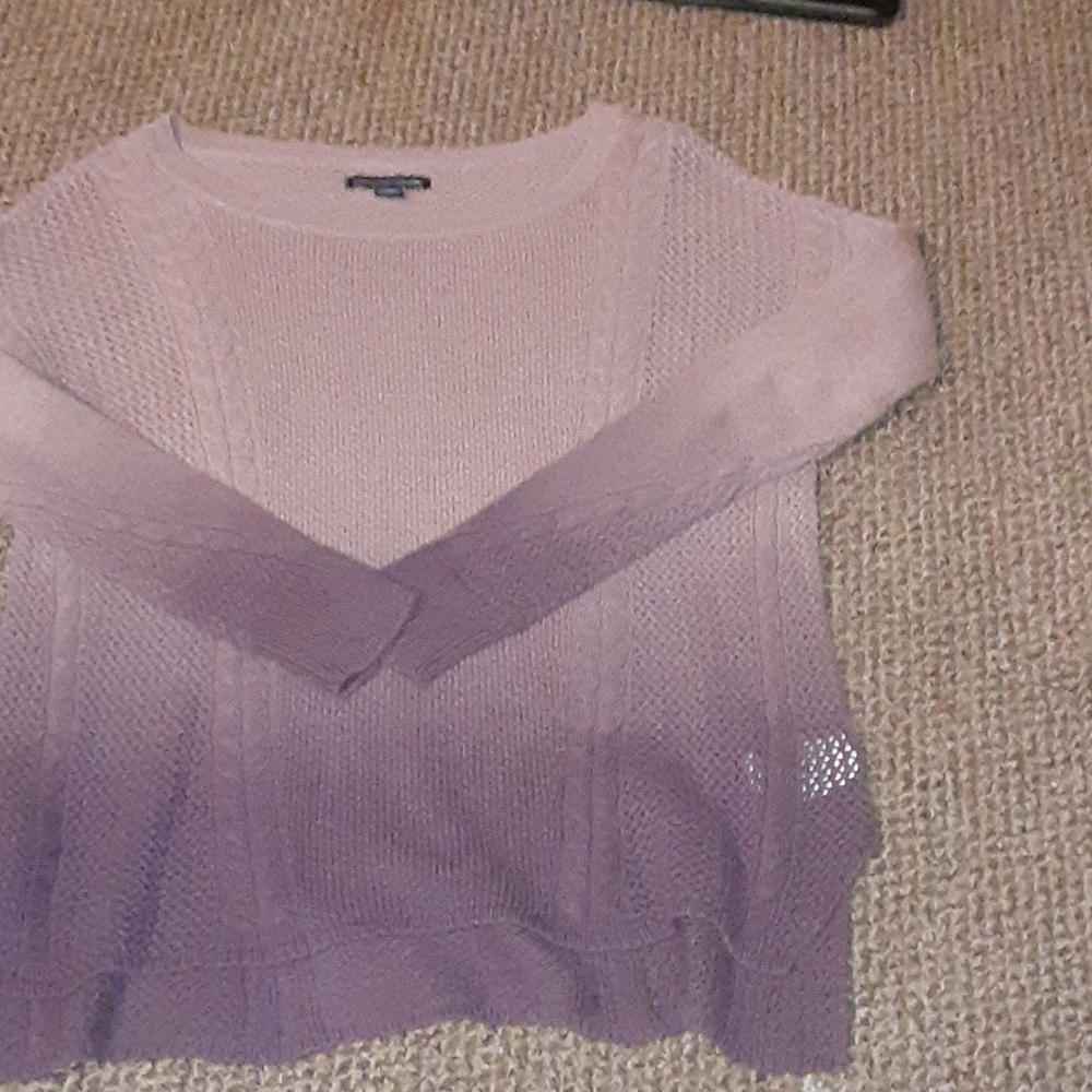 Ombre purple cardigan